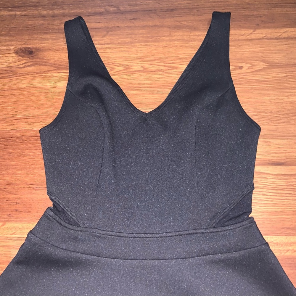Abercrombie & Fitch Black Fit and Flare Dress Size XS - Picture 2 of 8